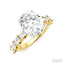 Oval Shape Semi-Mount Diamond Engagement Ring