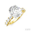 Oval Shape Semi-Mount Diamond Engagement Ring