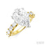 Pear Shape Semi-Mount Diamond Engagement Ring