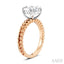 Oval Shape Semi-Mount Diamond Engagement Ring