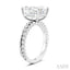Emerald Shape Semi-Mount Diamond Engagement Ring