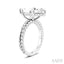 Marquise Shape Semi-Mount Diamond Engagement Ring