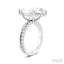 Marquise Shape Semi-Mount Diamond Engagement Ring