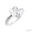 Pear Shape Semi-Mount Diamond Engagement Ring