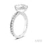 Pear Shape Semi-Mount Diamond Engagement Ring