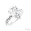 Pear Shape Semi-Mount Diamond Engagement Ring