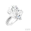 Pear Shape Semi-Mount Diamond Engagement Ring