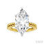 Marquise Shape Semi-Mount Diamond Engagement Ring