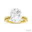 Oval Shape Semi-Mount Diamond Engagement Ring