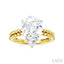 Pear Shape Semi-Mount Diamond Engagement Ring
