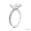 Marquise Shape Semi-Mount Diamond Engagement Ring