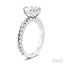 Oval Shape Semi-Mount Diamond Engagement Ring