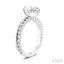 Pear Shape Semi-Mount Diamond Engagement Ring