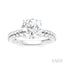 Round Shape Semi-Mount Diamond Engagement Ring