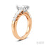 Marquise Shape Semi-Mount Diamond Engagement Ring
