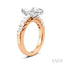 Marquise Shape Semi-Mount Diamond Engagement Ring