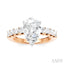 Pear Shape Semi-Mount Diamond Engagement Ring