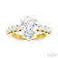 Pear Shape Semi-Mount Diamond Engagement Ring