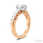 Oval Shape Semi-Mount Diamond Engagement Ring