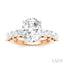 Oval Shape Semi-Mount Diamond Engagement Ring