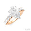 Pear Shape Semi-Mount Diamond Engagement Ring