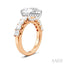 Pear Shape Semi-Mount Diamond Engagement Ring