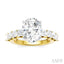 Oval Shape Semi-Mount Diamond Engagement Ring