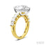 Pear Shape Semi-Mount Diamond Engagement Ring