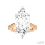 Marquise Shape Semi-Mount Diamond Engagement Ring