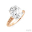 Oval Shape Semi-Mount Diamond Engagement Ring