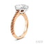 Pear Shape Semi-Mount Diamond Engagement Ring