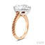 Pear Shape Semi-Mount Diamond Engagement Ring