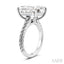 Emerald Shape Semi-Mount Diamond Engagement Ring