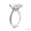 Marquise Shape Semi-Mount Diamond Engagement Ring