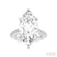 Marquise Shape Semi-Mount Diamond Engagement Ring