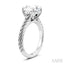 Oval Shape Semi-Mount Diamond Engagement Ring