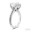 Oval Shape Semi-Mount Diamond Engagement Ring