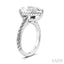 Pear Shape Semi-Mount Diamond Engagement Ring