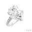 Pear Shape Semi-Mount Diamond Engagement Ring