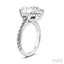 Pear Shape Semi-Mount Diamond Engagement Ring