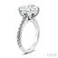 Round Shape Semi-Mount Diamond Engagement Ring