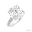 Round Shape Semi-Mount Diamond Engagement Ring