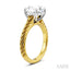 Oval Shape Semi-Mount Diamond Engagement Ring