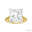 Princess Shape Semi-Mount Diamond Engagement Ring