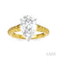 Pear Shape Semi-Mount Diamond Engagement Ring