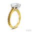 Pear Shape Semi-Mount Diamond Engagement Ring