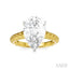 Pear Shape Semi-Mount Diamond Engagement Ring