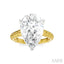 Pear Shape Semi-Mount Diamond Engagement Ring