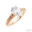 Oval Shape Semi-Mount Diamond Engagement Ring