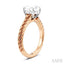 Oval Shape Semi-Mount Diamond Engagement Ring
